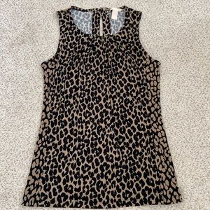 NBW Banana Republic Animal Print Top, XS